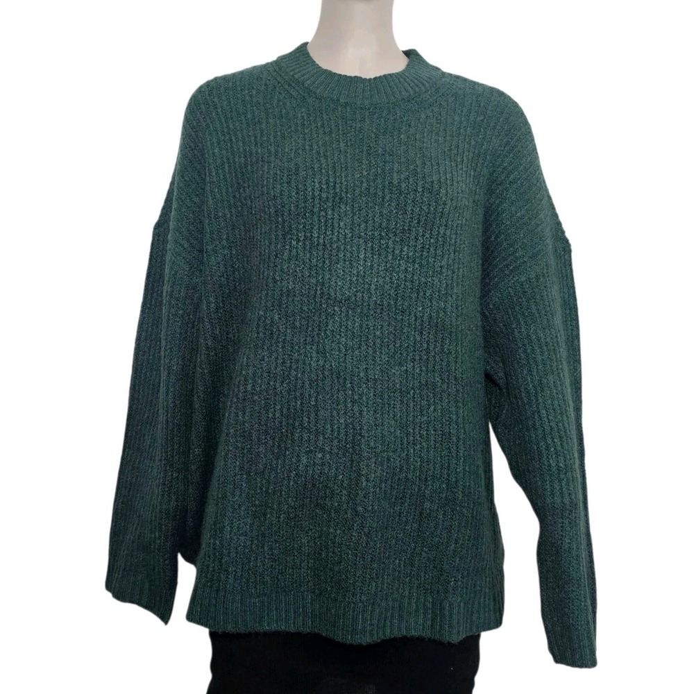 American Eagle Sweater Womens Sz M Green Stretchy Slouchy Comfy NWT